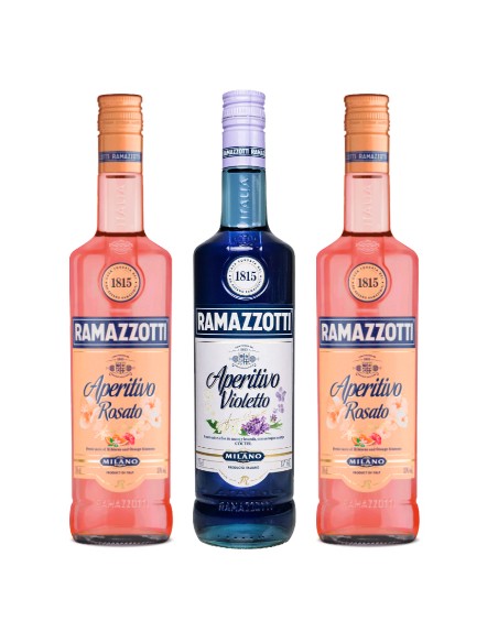 Mix Ramazzotti: 2 Rosato + 1 Violetto